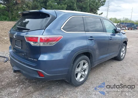 2016 Toyota Highlander Limited Platinum V6 из США, поврежденный, VIN 5TDDKRFHXGS250107